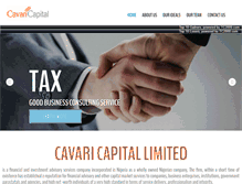 Tablet Screenshot of cavaricapital.com